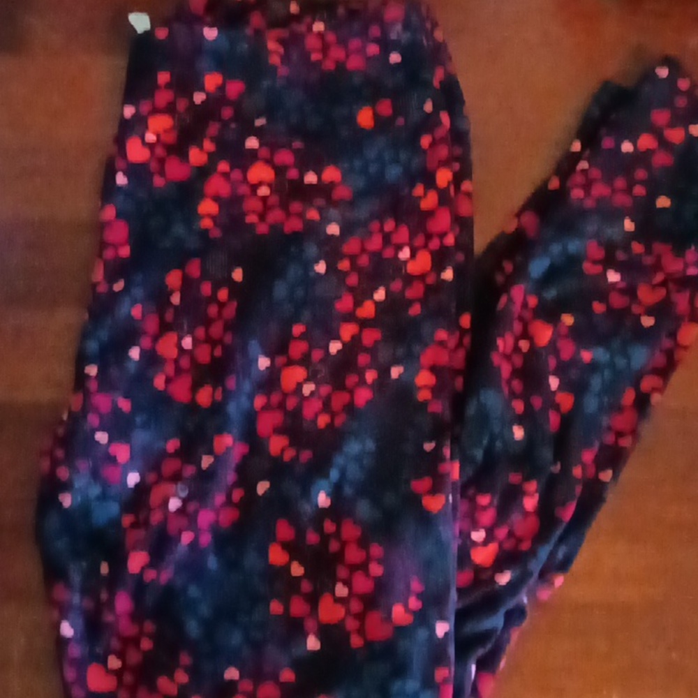 LuLaRoe TC heart leggings